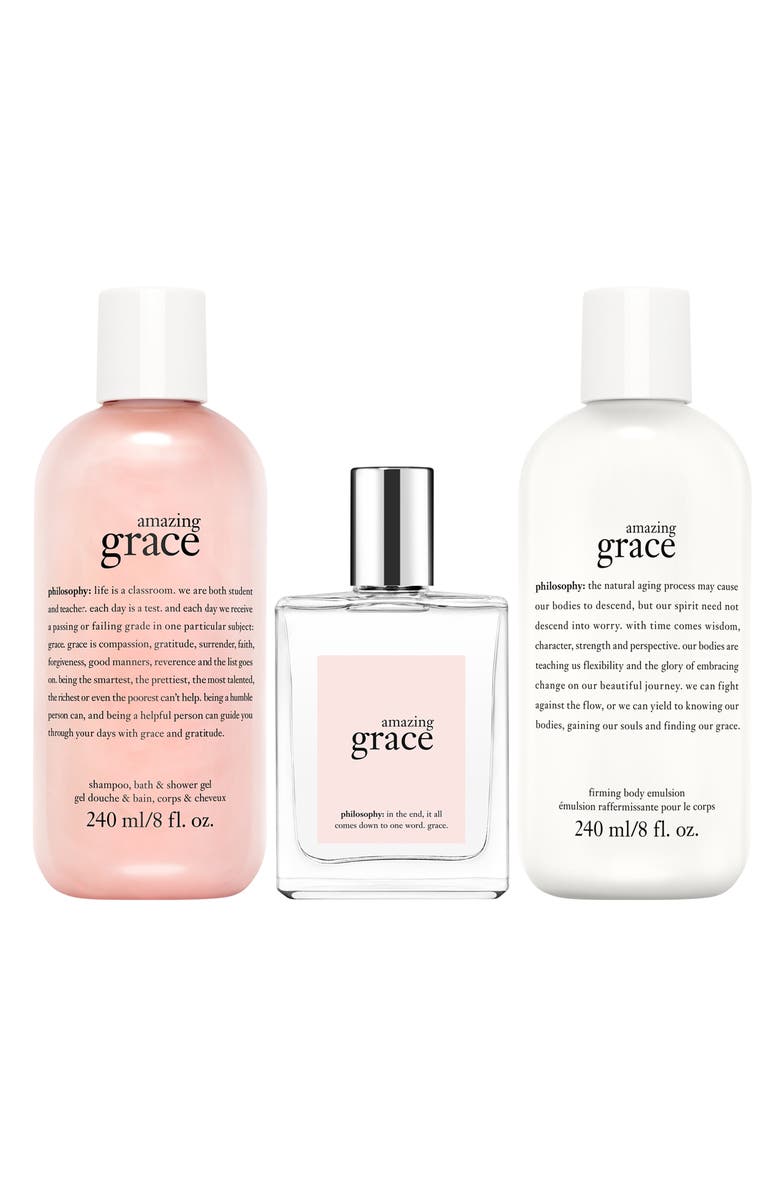 philosophy Amazing Grace Fragrance Set $111 Value, Alternate, color, 