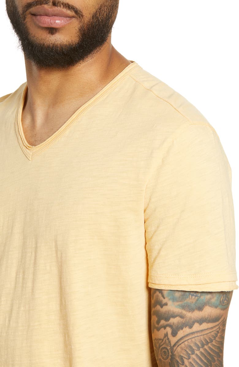 John Varvatos Star USA Slub V-Neck T-Shirt, Alternate, color,