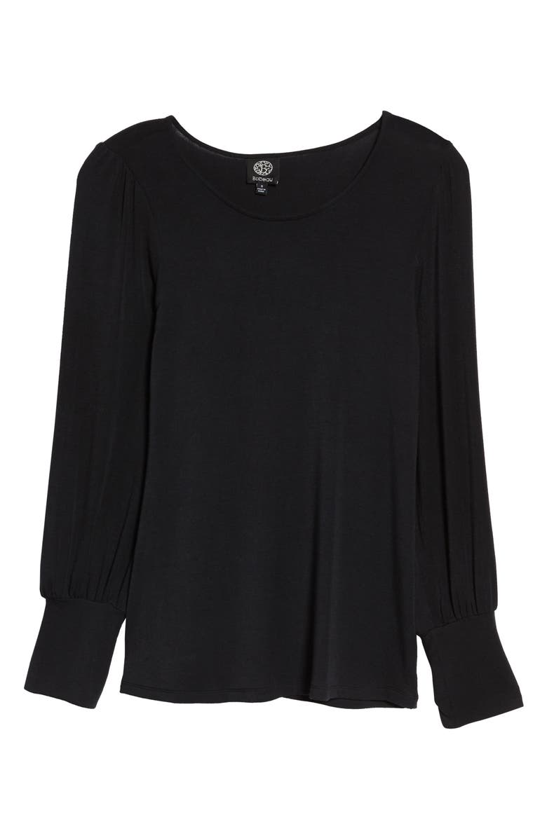 Bobeau Blouson Sleeve Top, Alternate, color, 