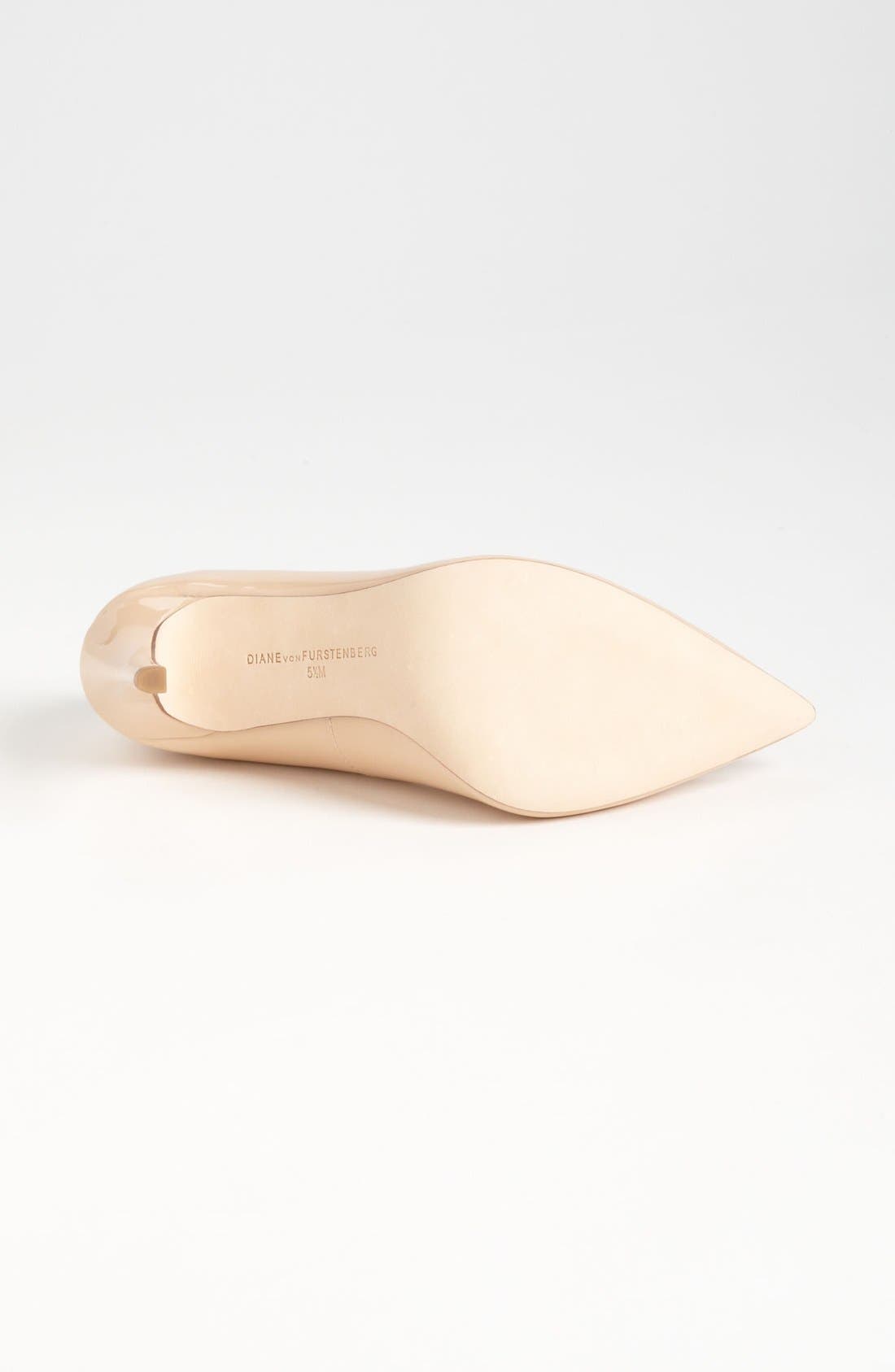 'Anette' Pump, Alternate, color, NUDE PATENT