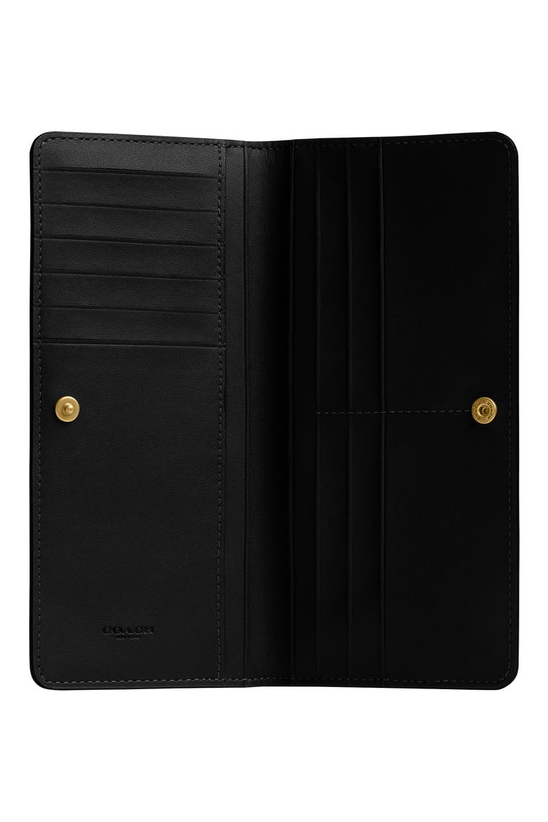 Refined Calf Leather Bifold Wallet, Alternate, color, BLACK