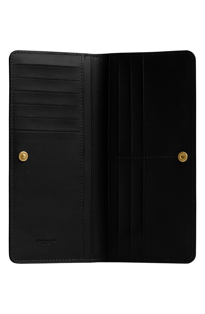 COACH Refined Calf Leather Bifold Wallet, Alternate, color, B4/Black