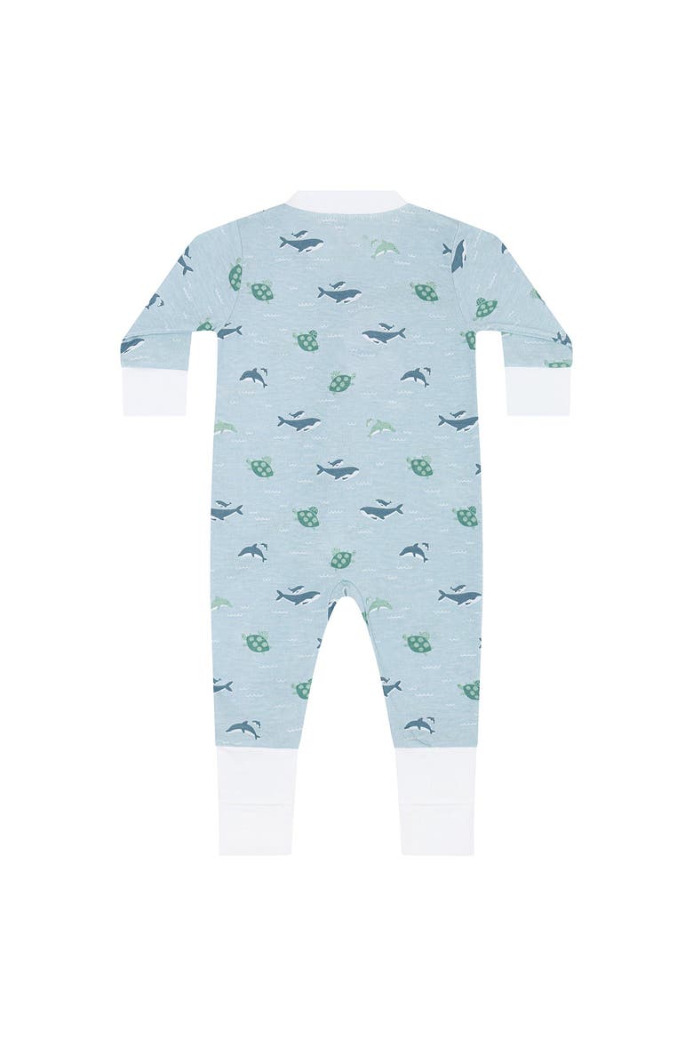 Sea Life Convertible Coverall, Alternate, color, Blue, Aqua