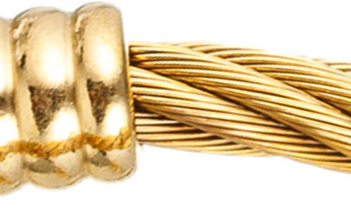 Eye Candy Los Angeles Tyler Wire Wrap Bracelet In Gold