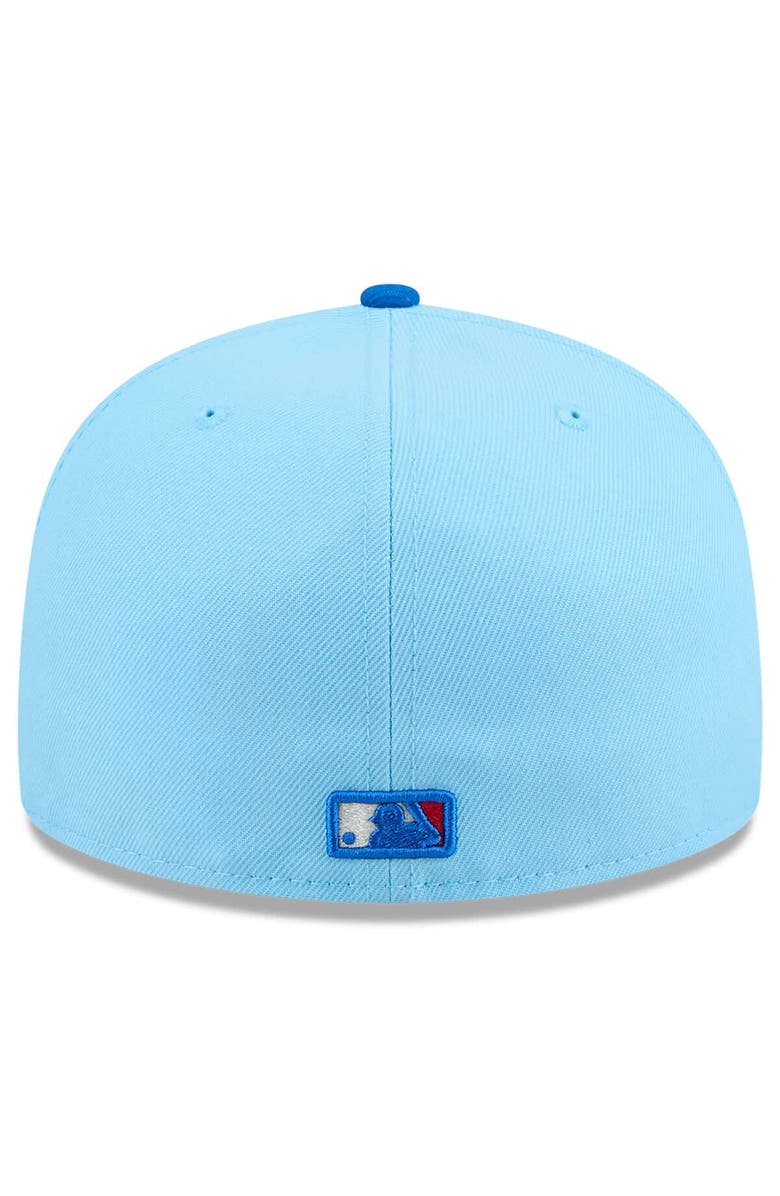 New Era Men's New Era Light Blue/Blue Milwaukee Brewers 2025 Fourth of July 59FIFTY Fitted Hat, Alternate, color, 