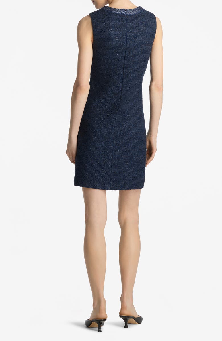 ST. JOHN Mixed Media Tweed Dress, Alternate, color, 