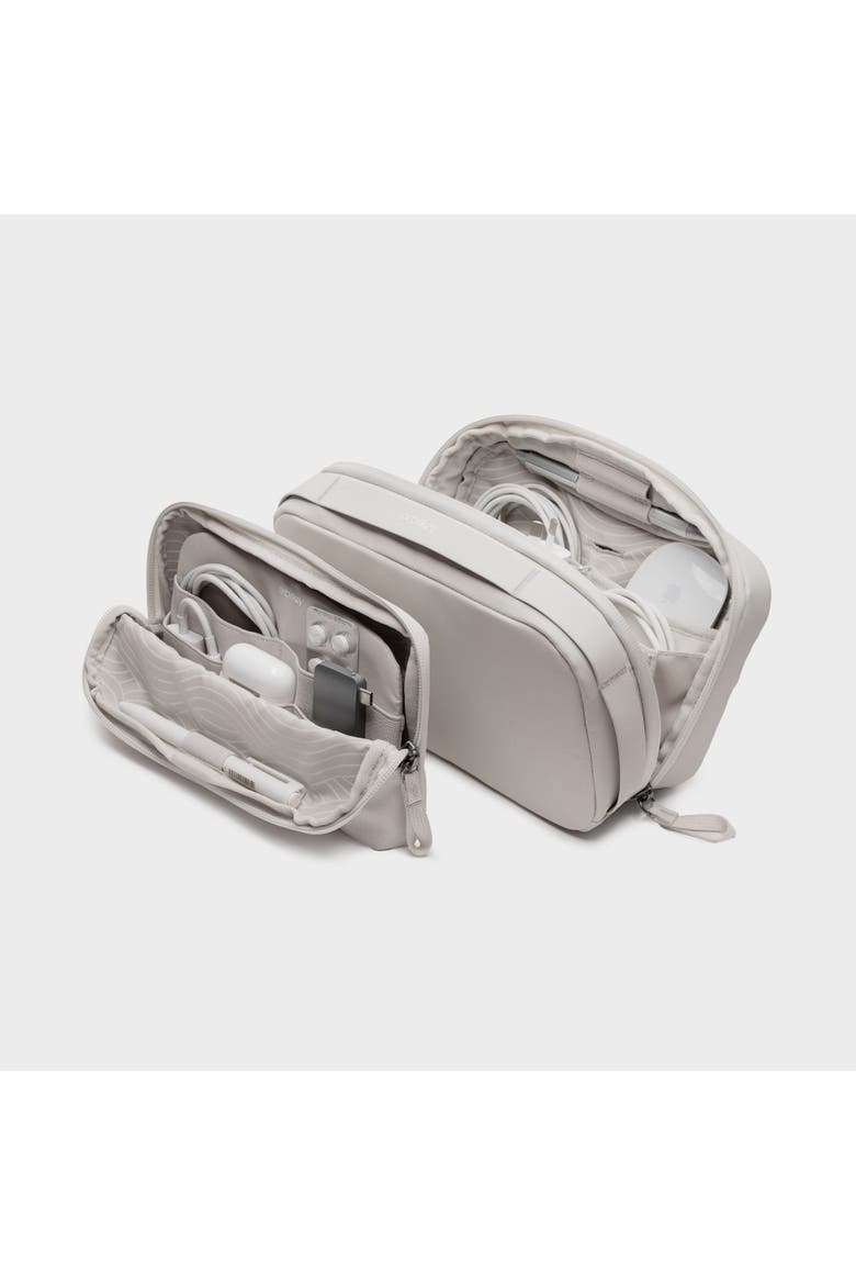 KonMari 2-in-1 Tech Accessory Pouch, Main, color, Stone