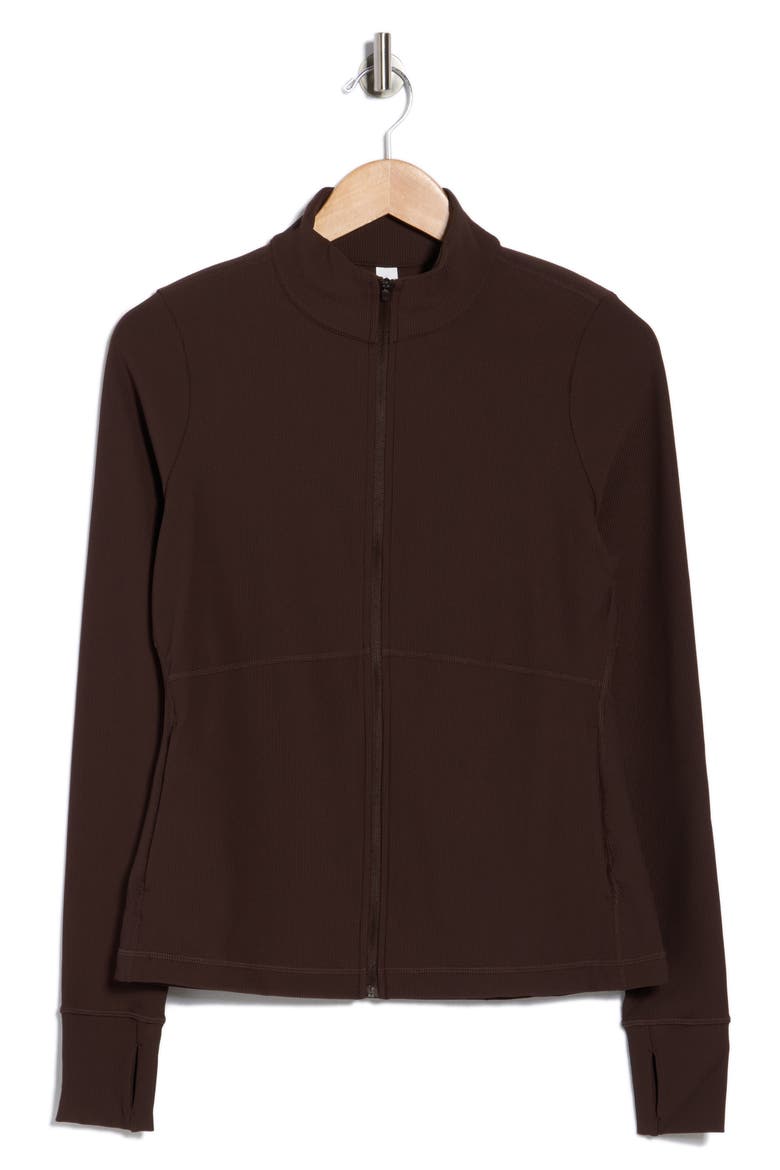 Perform Rib Jacket, Alternate, color, BROWN MOLE