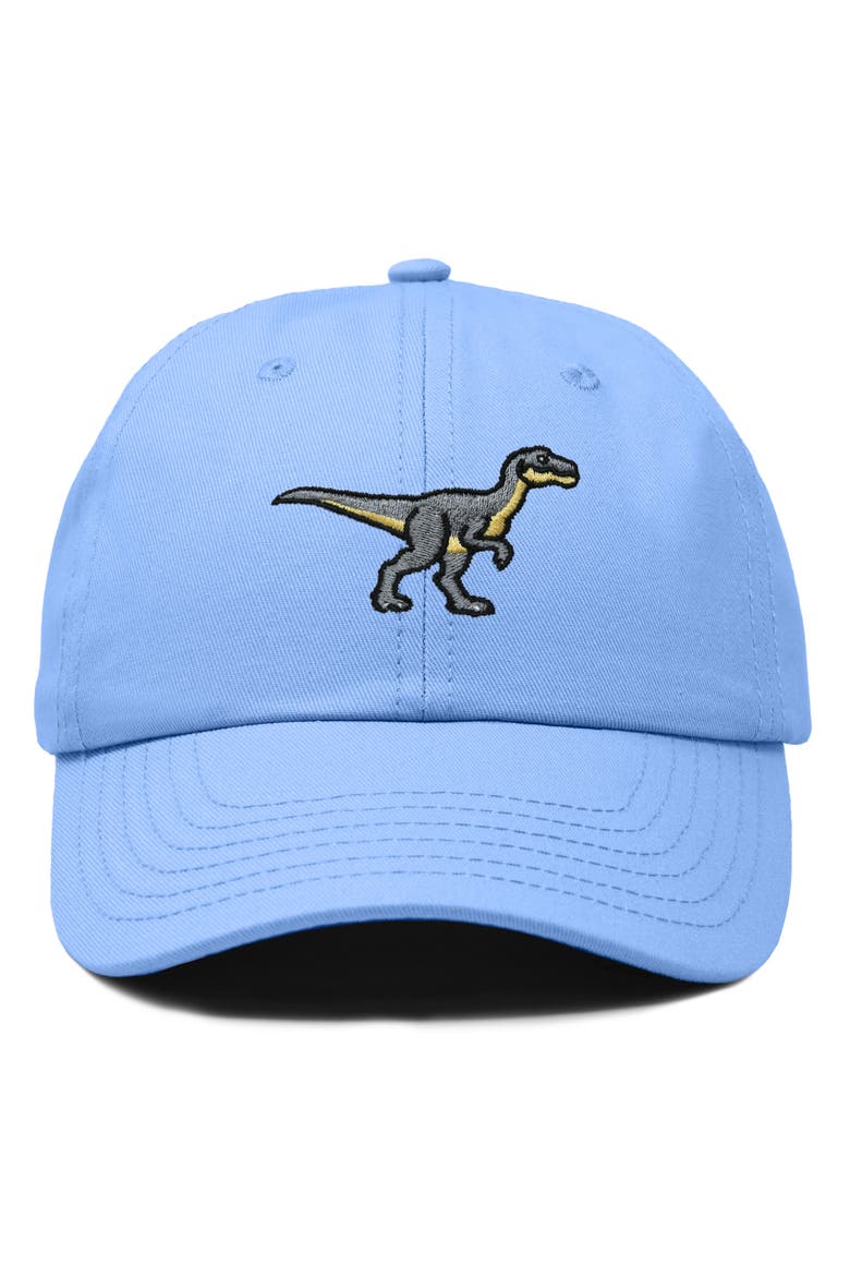 Velociraptor Dad Cap, Main, color, Light Blue