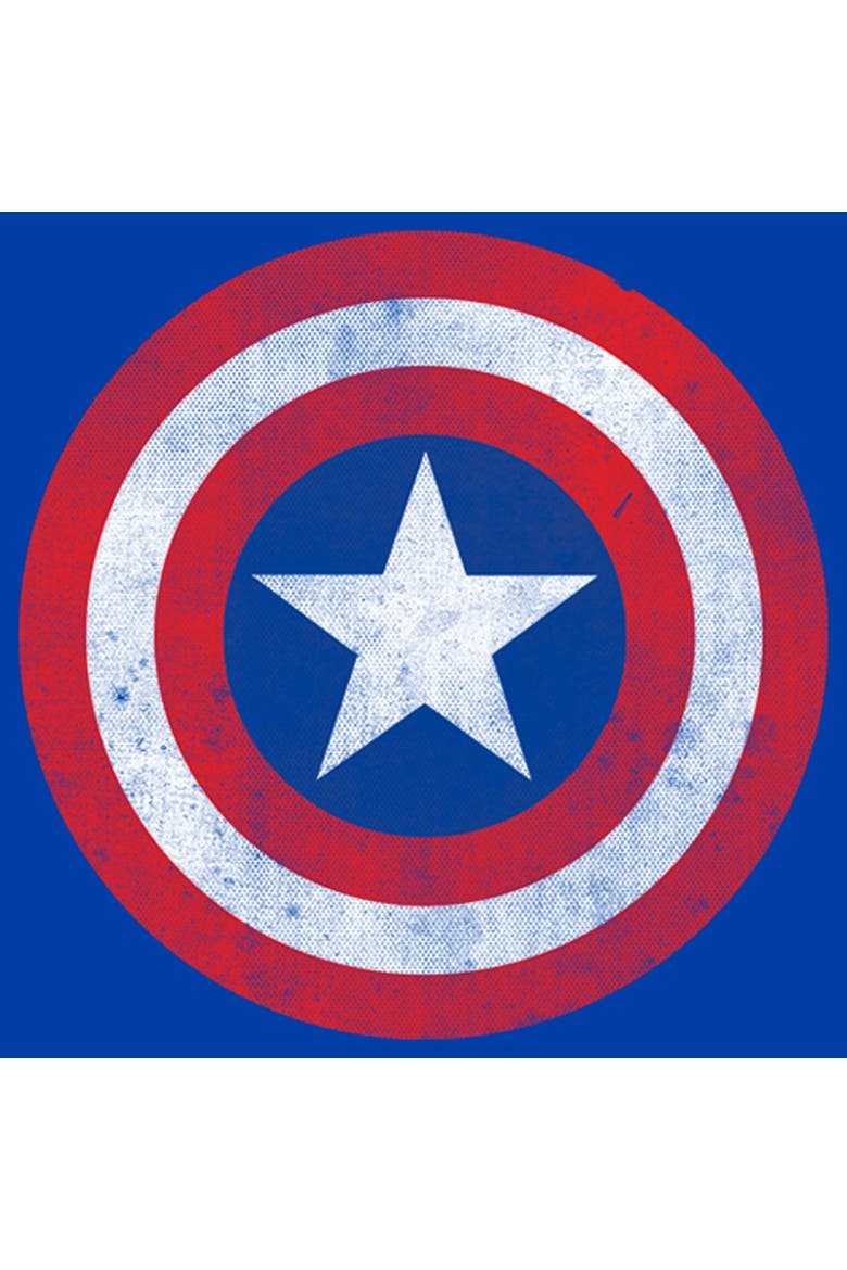 Men's Marvel Captain America Classic Shield Graphic Tee, Alternate, color, Royal Blue