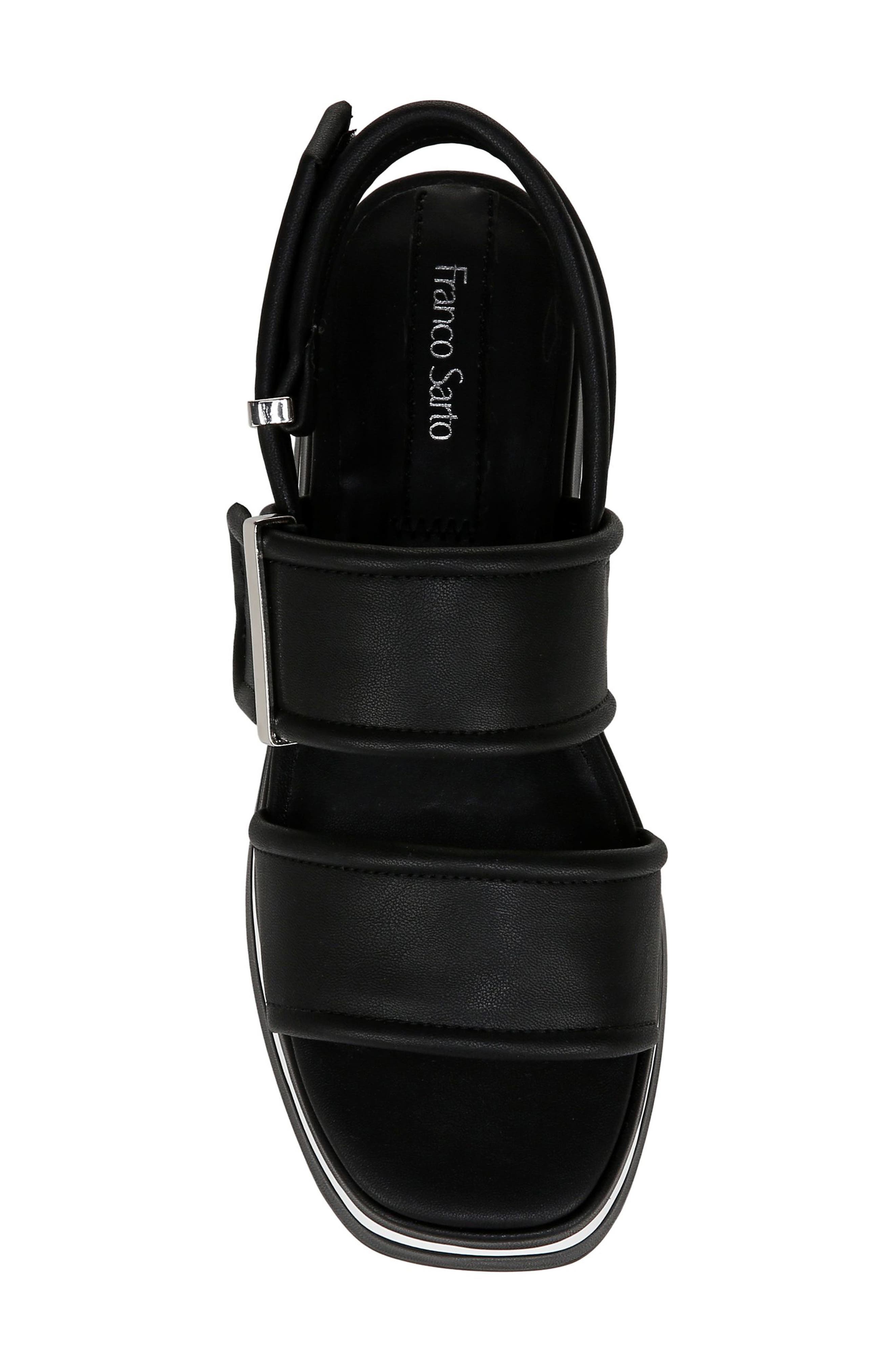 Franco Sarto Piper Slingback Platform Sandal, Alternate, color, Black