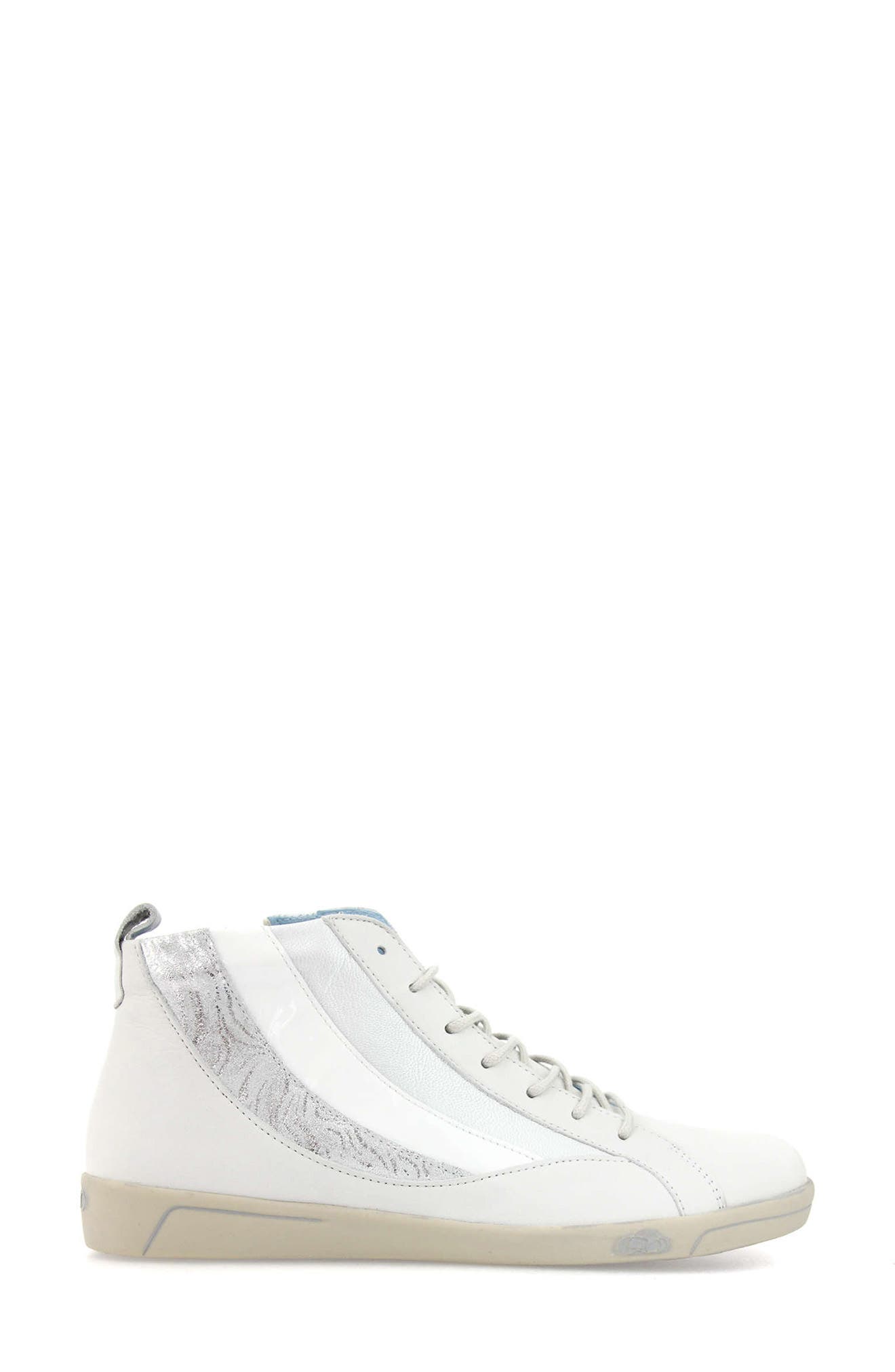 CLOUD Amelia Leather High Top Sneaker, Alternate, color, 
