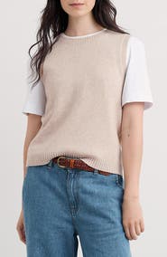 Seasalt Cornwall East View Merino Wool Blend Sweater Vest