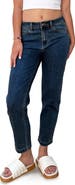 HINT OF BLU High Waist Slim Straight Leg Jeans