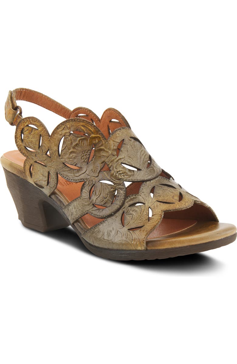 L'Artiste by Spring Step L'Artiste Medallion Sandal, Main, color,