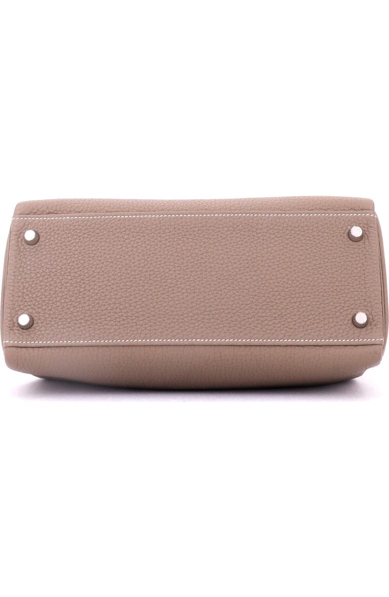 Pre-Owned Hermes Kelly Handbag Grey Togo with Palladium Hardware 28, Alternate, color, Etoupe