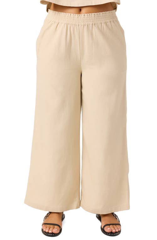 O'neill Sanders Wide Leg Pants In Neutral