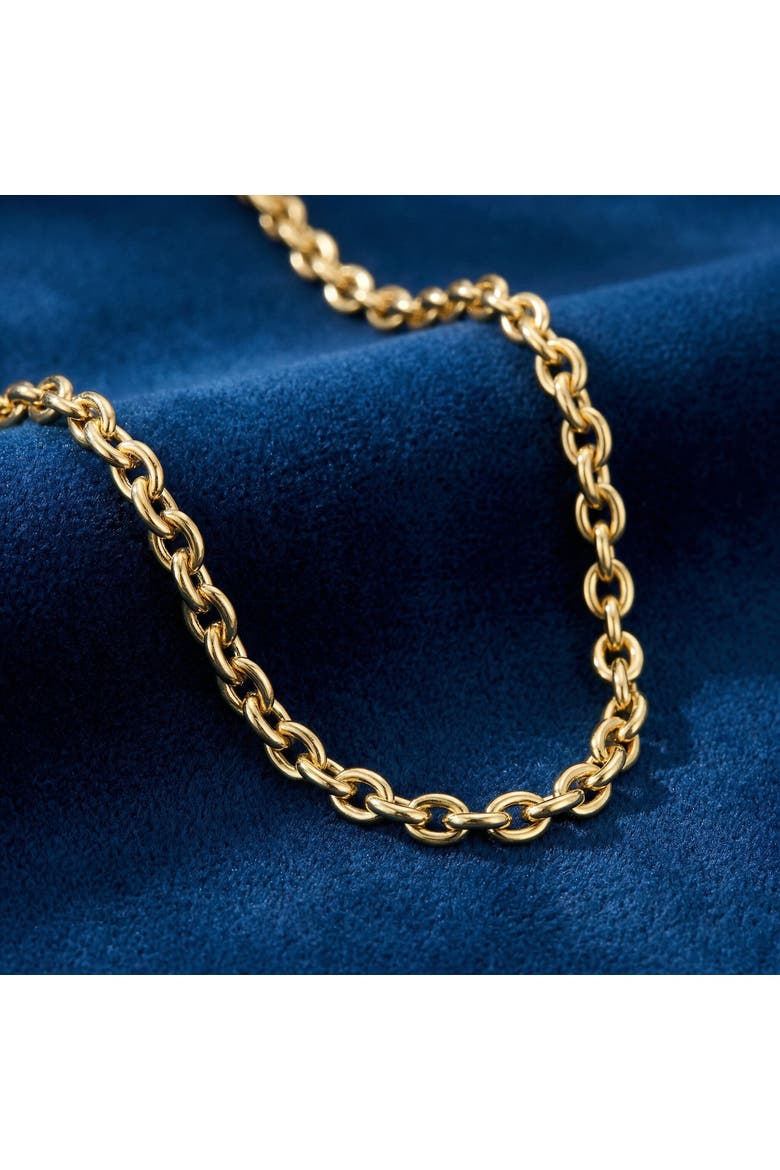 14k Gold Women's 24" Chain Necklace 32 Grams 7.5mm Thick, Alternate, color, 14k Yellow Gold
