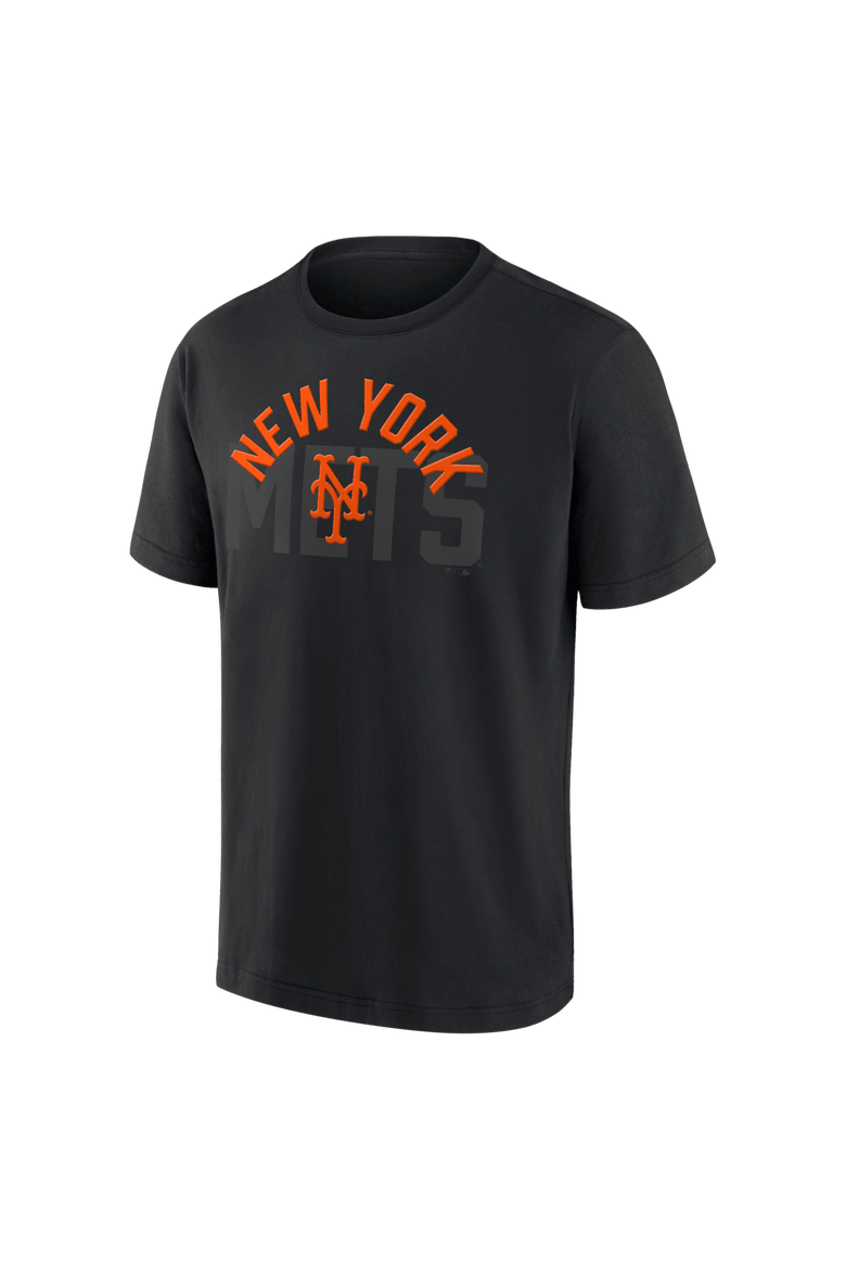Men's Fanatics  New York Mets Black Out Heavyweight T-Shirt, Alternate, color, Black