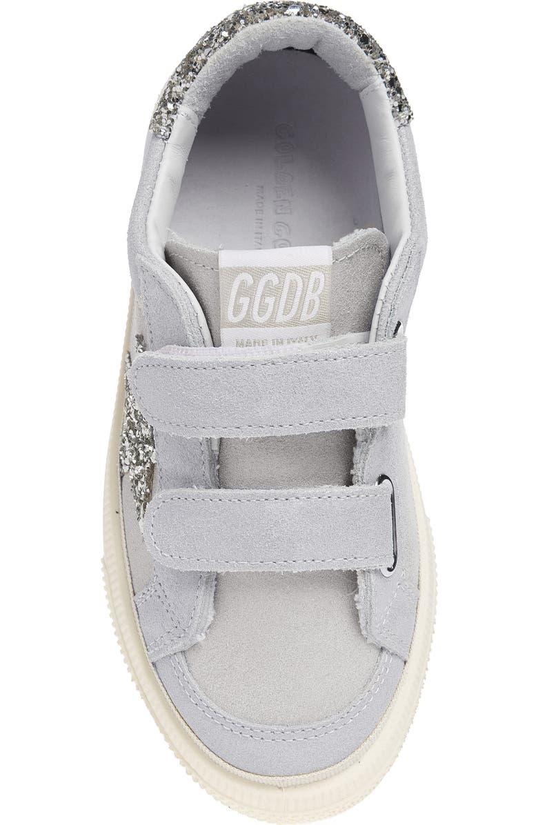 Golden Goose May School Sneaker, Alternate, color, Platinum