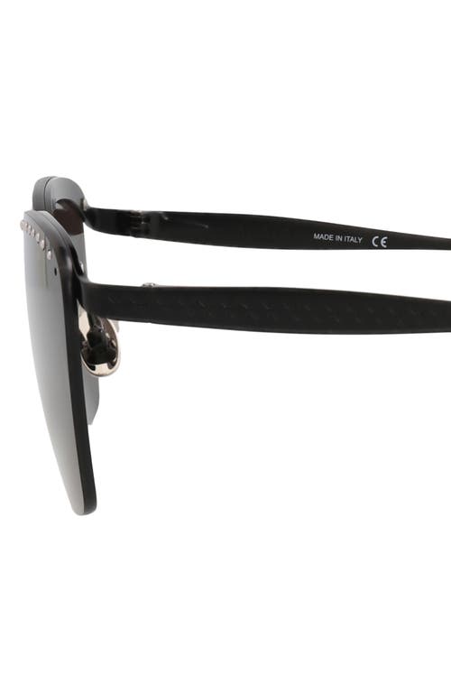 Alaïa 59mm Rectangular Sunglasses In Black Black Grey