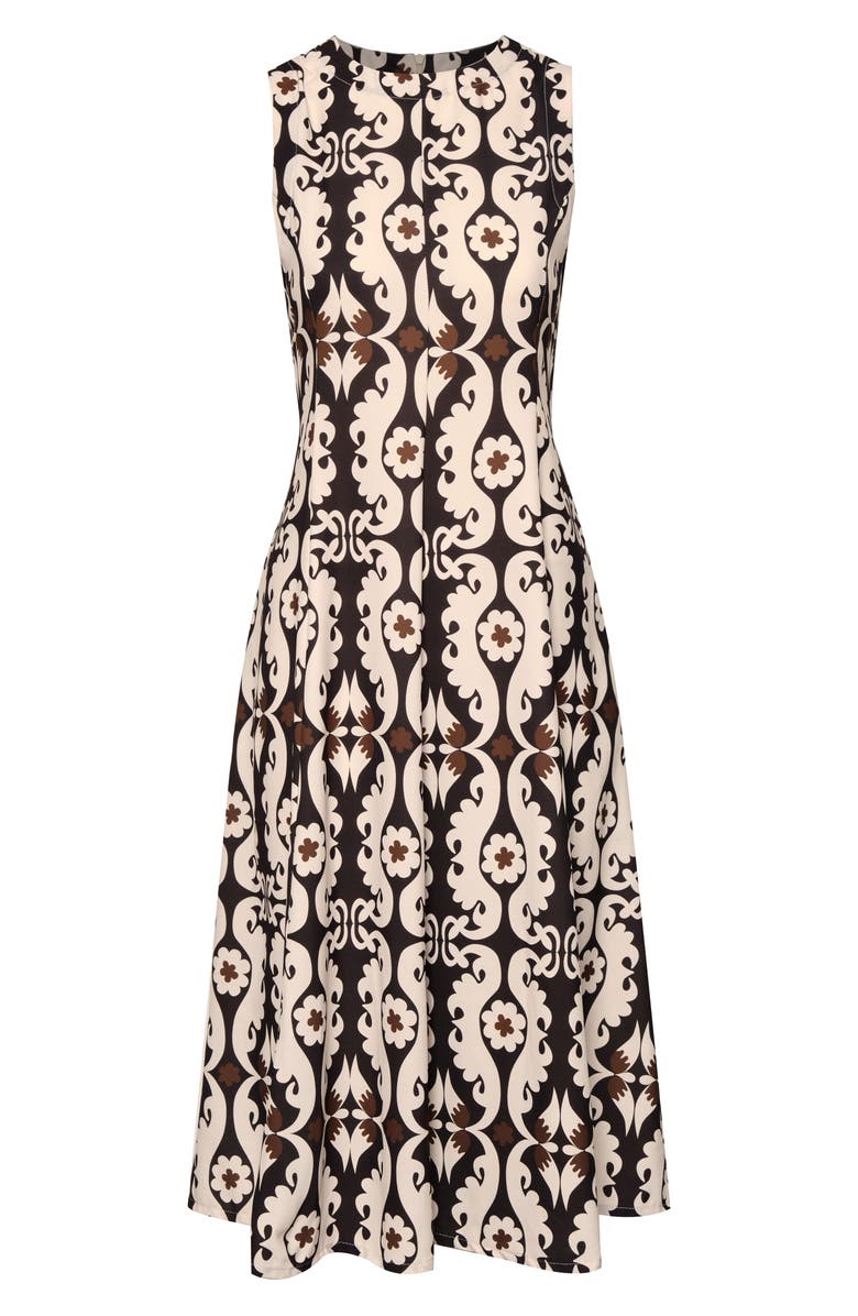 The Lulo Project Ranch Paisley Stretch Cotton Dress, Alternate, color, Maxi Paisley