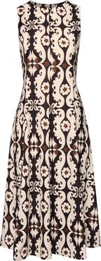 The Lulo Project Ranch Paisley Stretch Cotton Dress