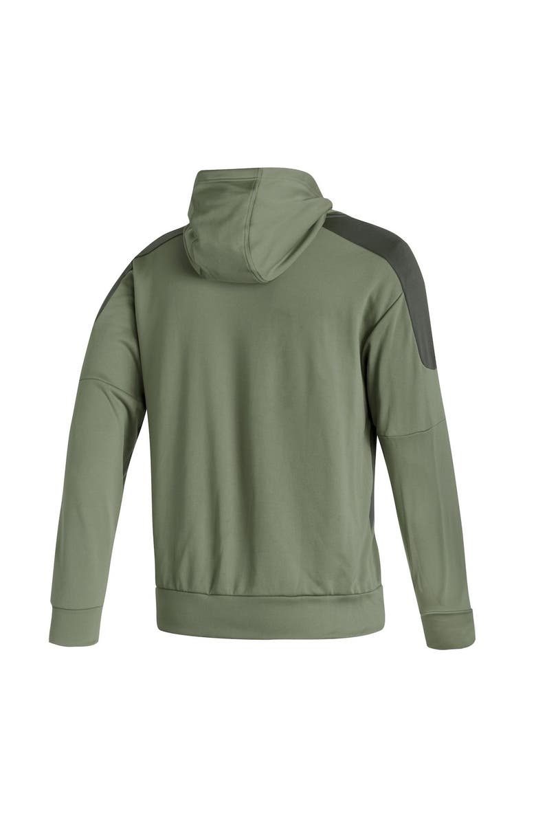 adidas Men's adidas Olive Philadelphia Flyers Military Appreciation Primegreen Pullover Hoodie, Alternate, color,