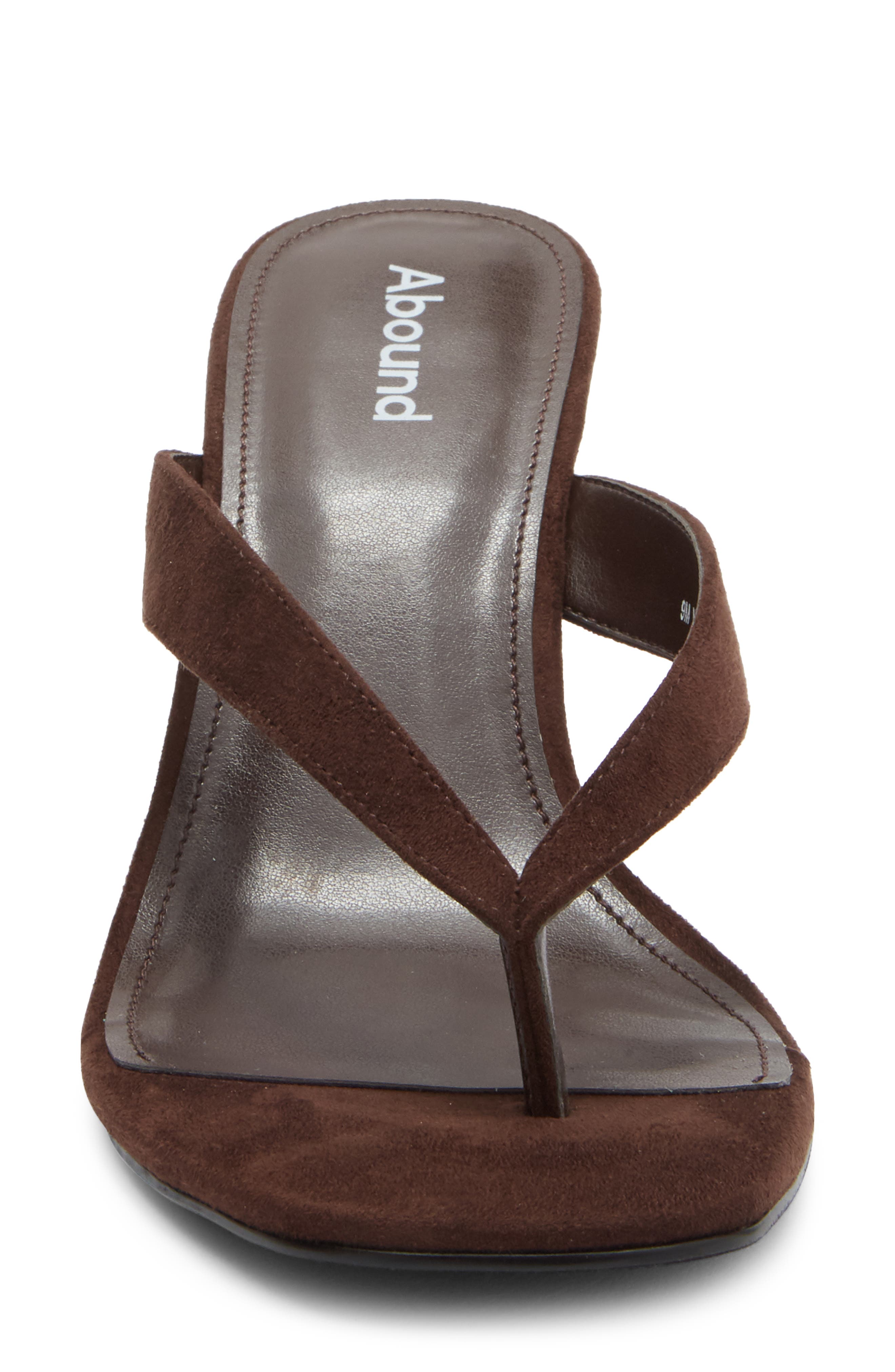 Abound Macy Wedge Sandal, Alternate, color, Brown Chocolate