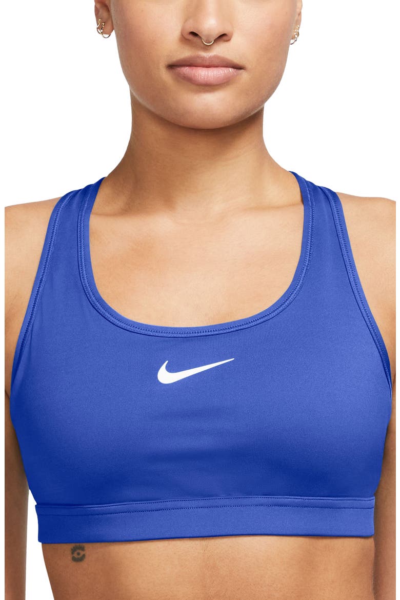 Dri-FIT Swoosh Medium Support Padded Sports Bra, Main, color, 405 HYPRYL/WHITE
