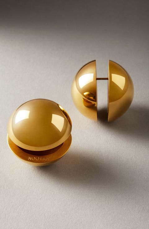 Sphere Earrings Gold