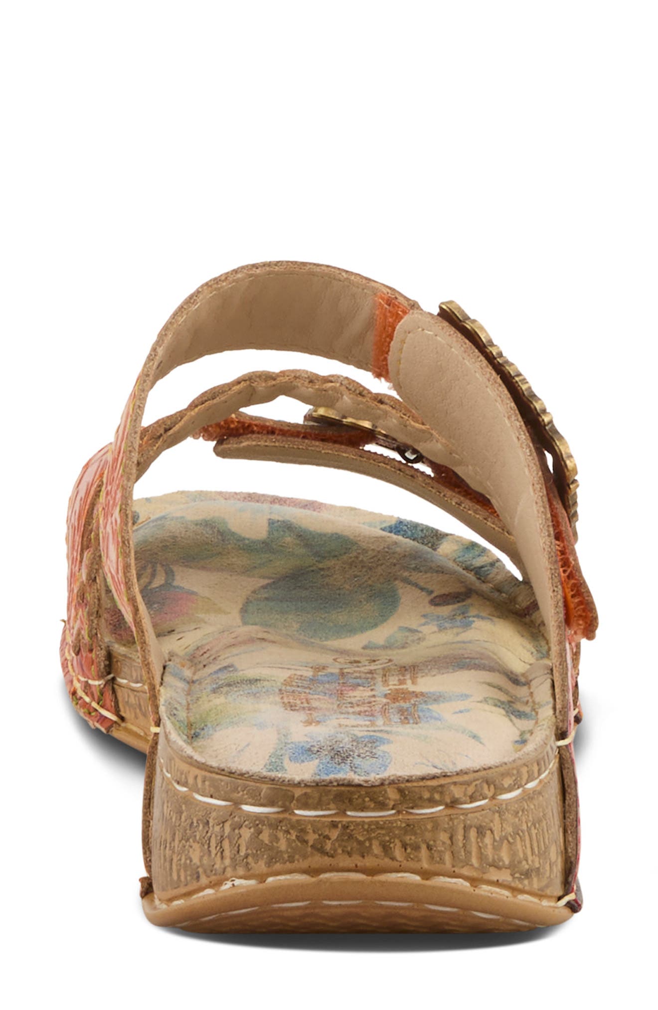 L
Artiste by Spring Step Astra Slide Sandal, Alternate, color, Orange Multi