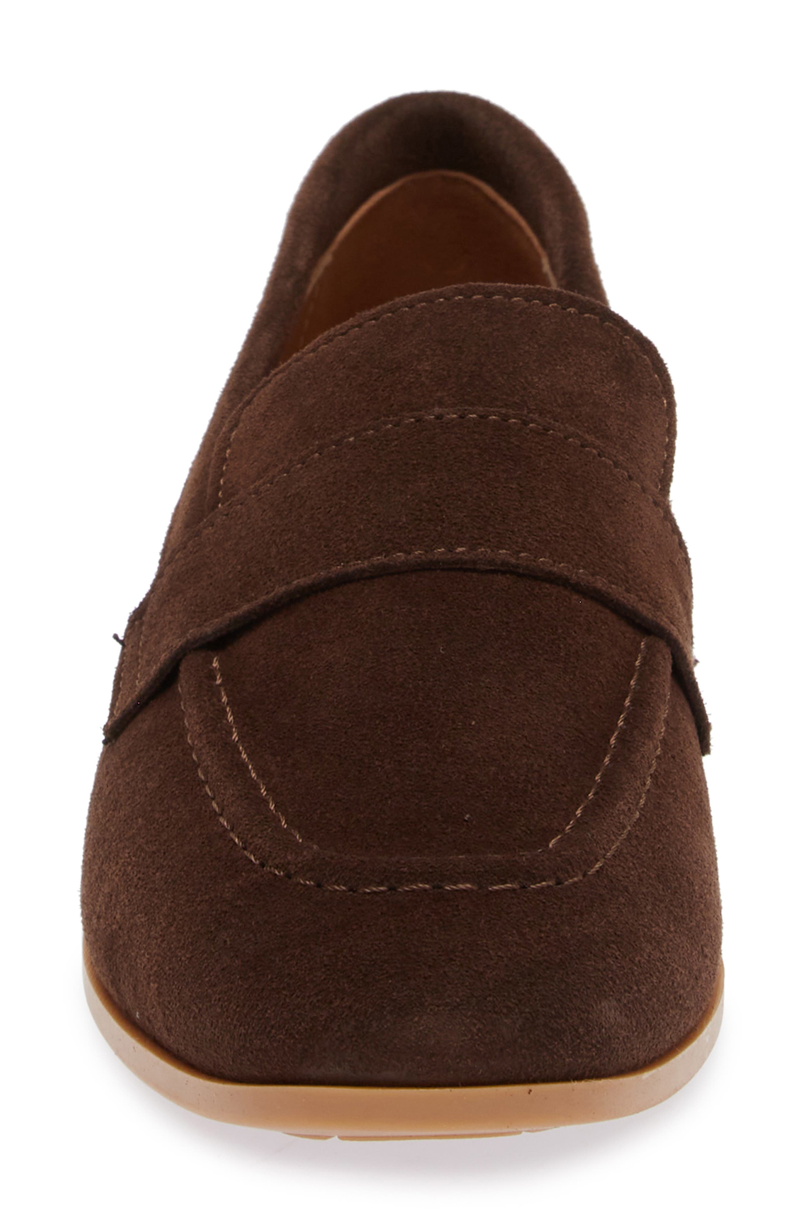 Ardelle Moc Toe Loafer, Alternate, color, T MORO SUEDE