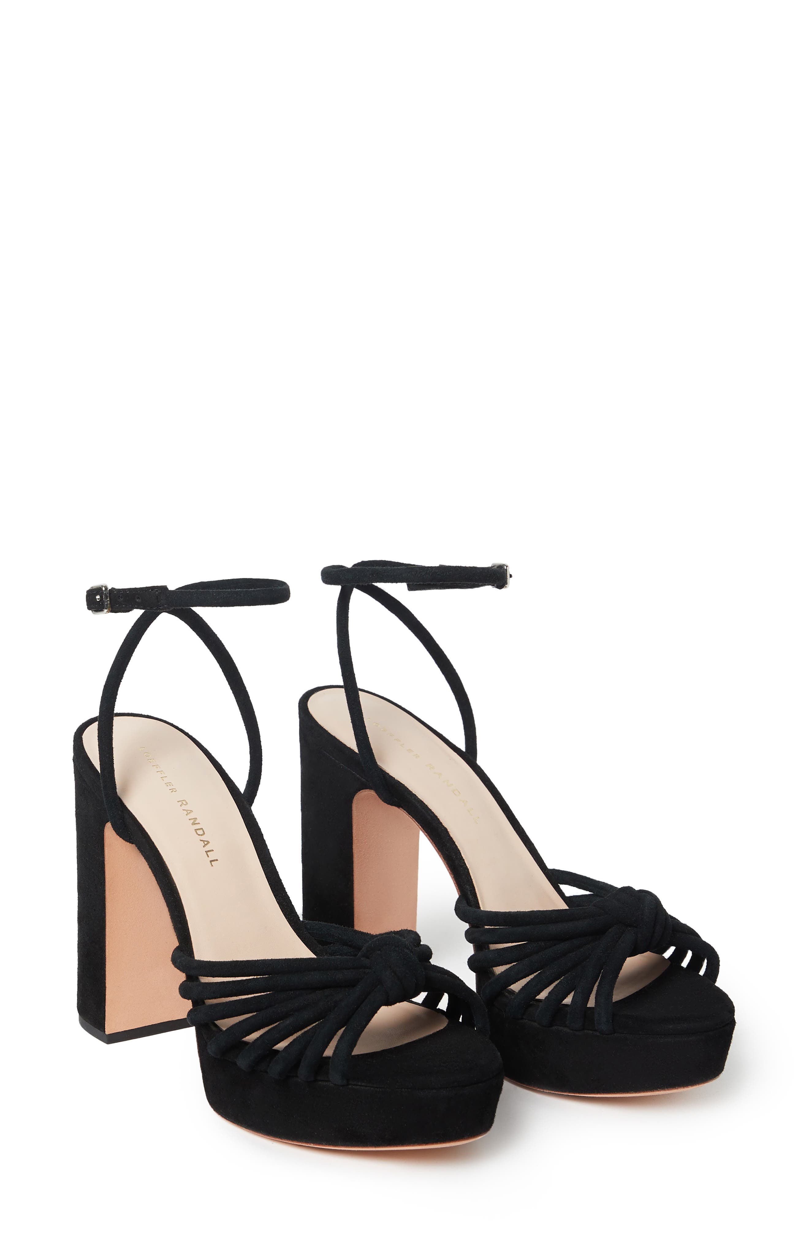Rivka Platform Sandal, Alternate, color, BLACK