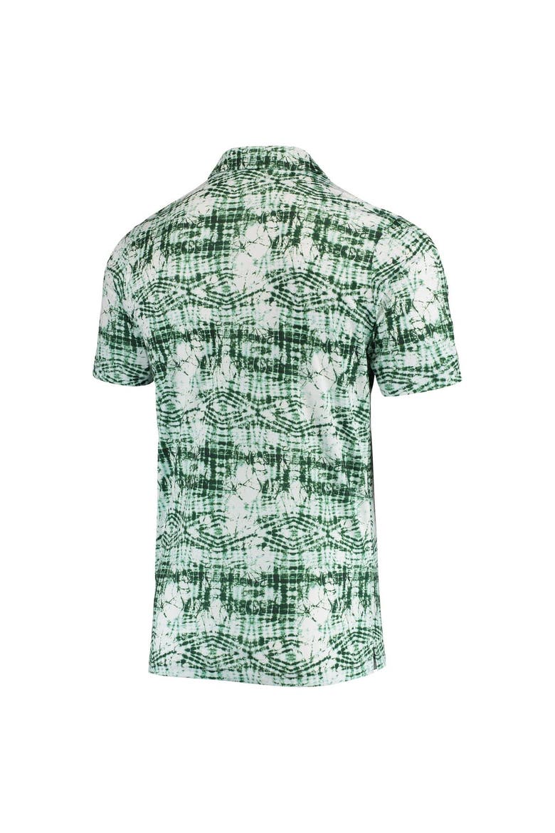 Men's Antigua Green Oakland Athletics Vivid Polo, Alternate, color, Green
