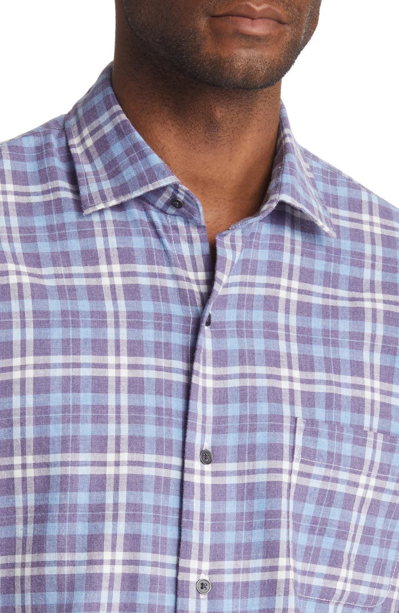 Peter Millar Cotton Button-Down Sport Shirt, Alternate, color, 