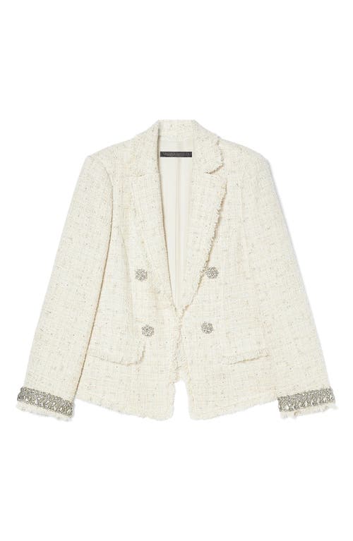 Marina Rinaldi Tweed Abavo Blazer In Multi