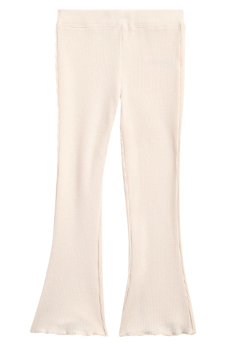 MILES THE LABEL Kids' Waffle Knit Flare Pants, Main, color, 