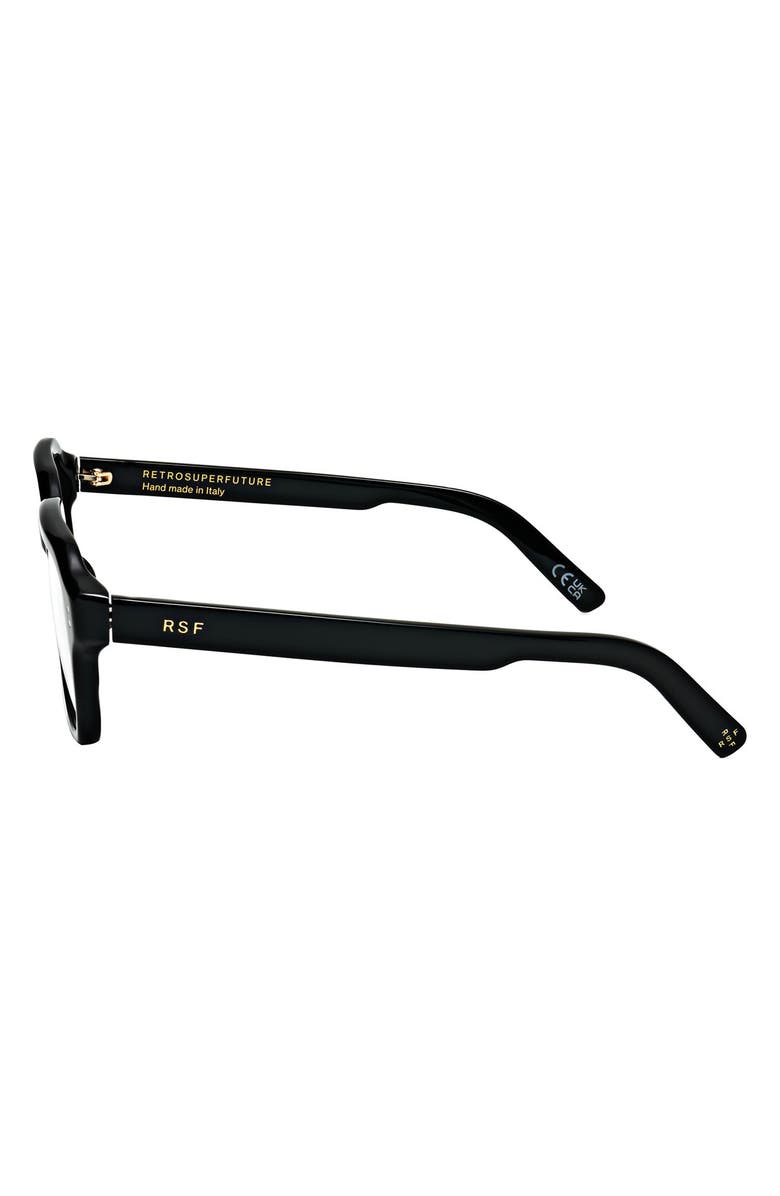 SUPER by RETROSUPERFUTURE<sup>®</sup> 59mm Rectangular Reading Glasses, Alternate, color, Black