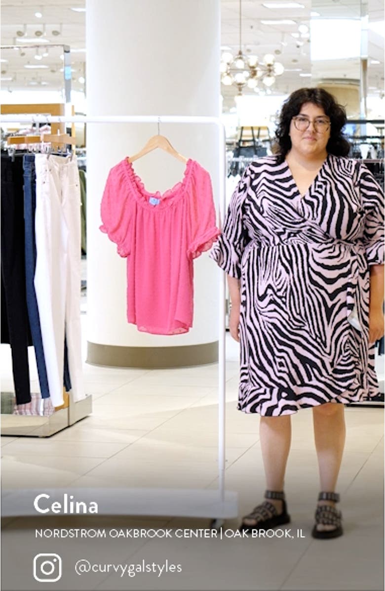 Square Neck Clip Dot Top, sales video thumbnail