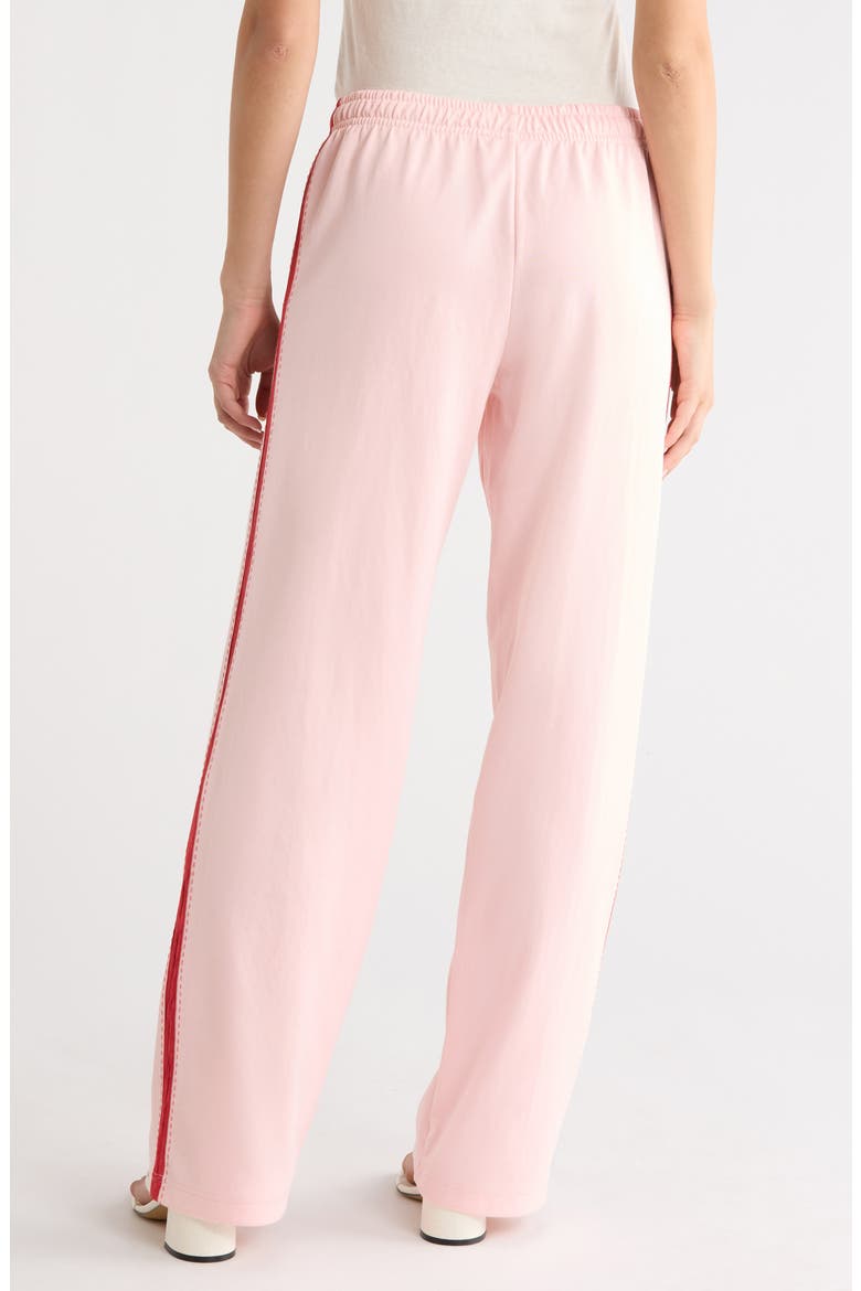 Sunland Zip Pocket Track Pants, Alternate, color, PINK SALT WITH RED