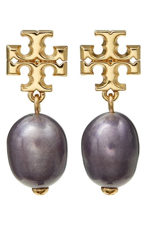 Tory Burch Kira Genuine Pearl Drop Earrings | Nordstrom