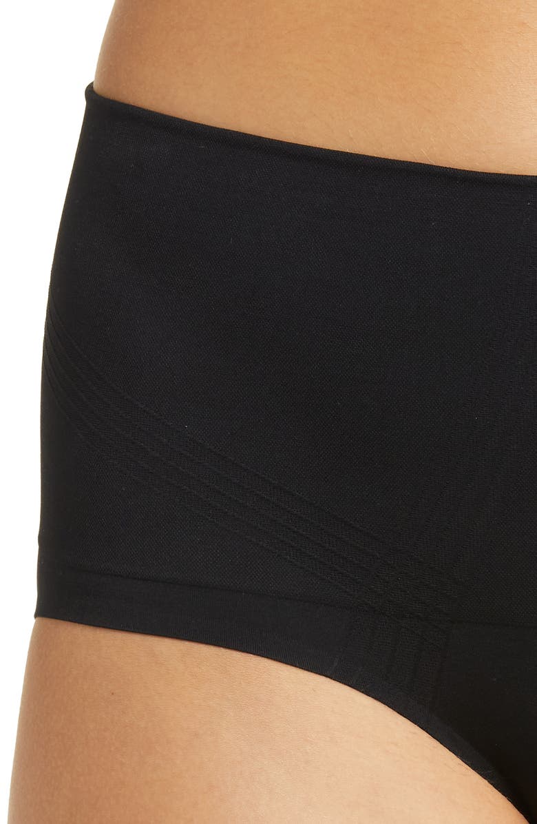 Chantelle Lingerie Smooth Comfort High Waist Briefs, Alternate, color, Black-11