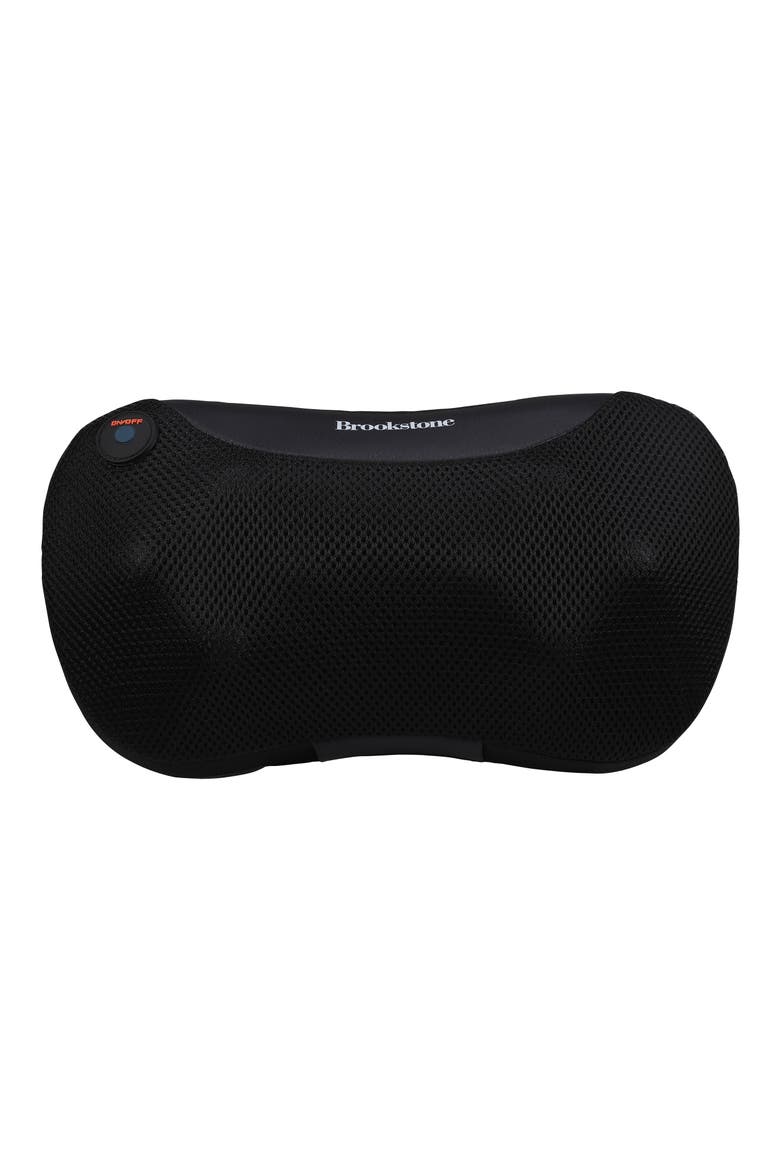Heated Shiatsu Neck & Lumbar Massager, Main, color, BLACK