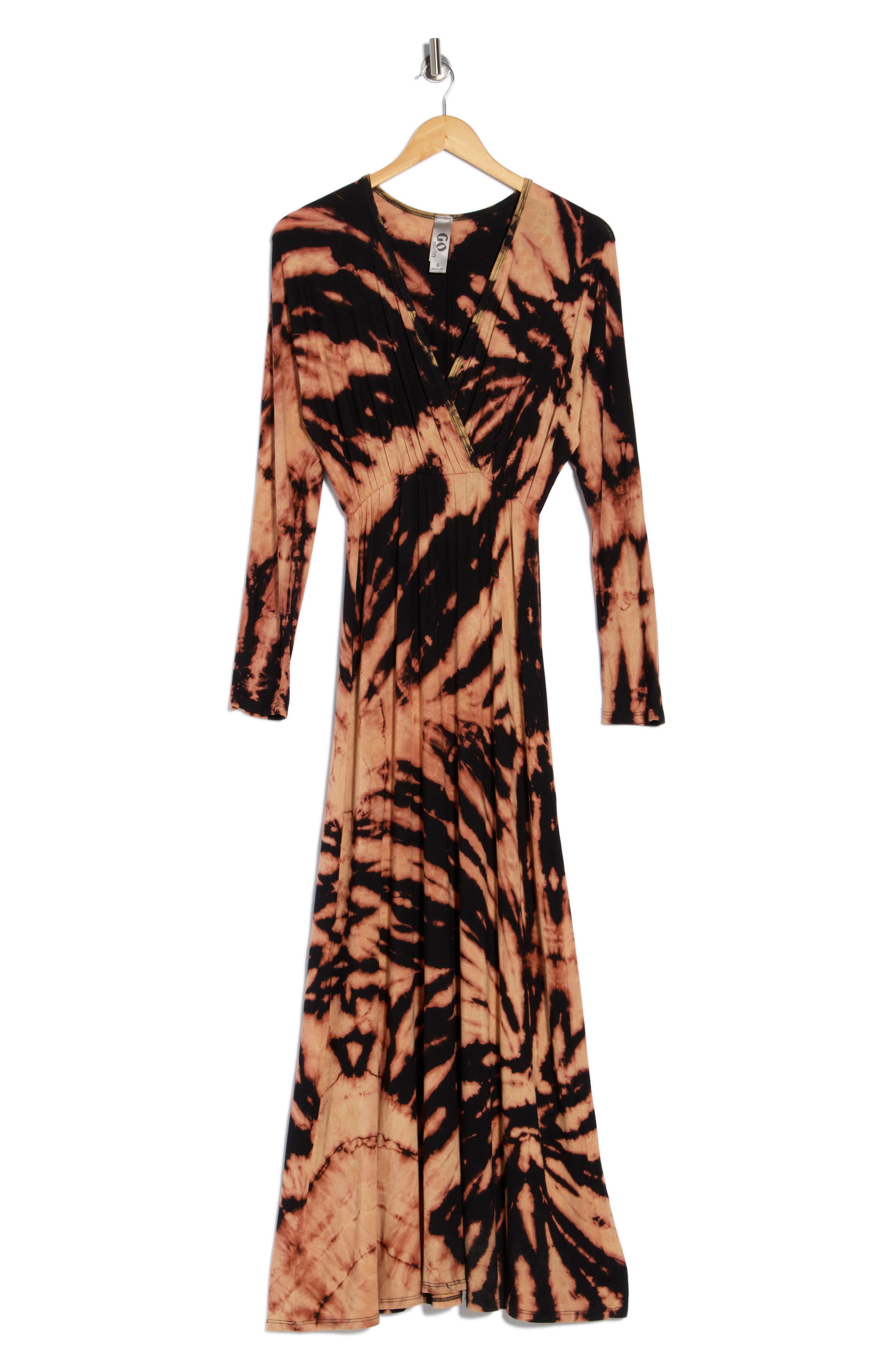 GO COUTURE Long Sleeve Maxi Dress