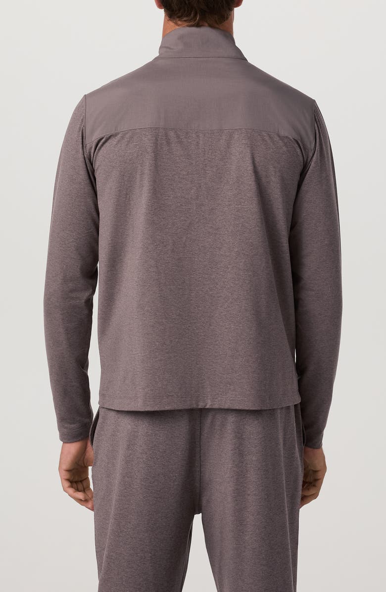 Vuori Sunday Element Track Jacket, Alternate, color, Huckleberry Heather