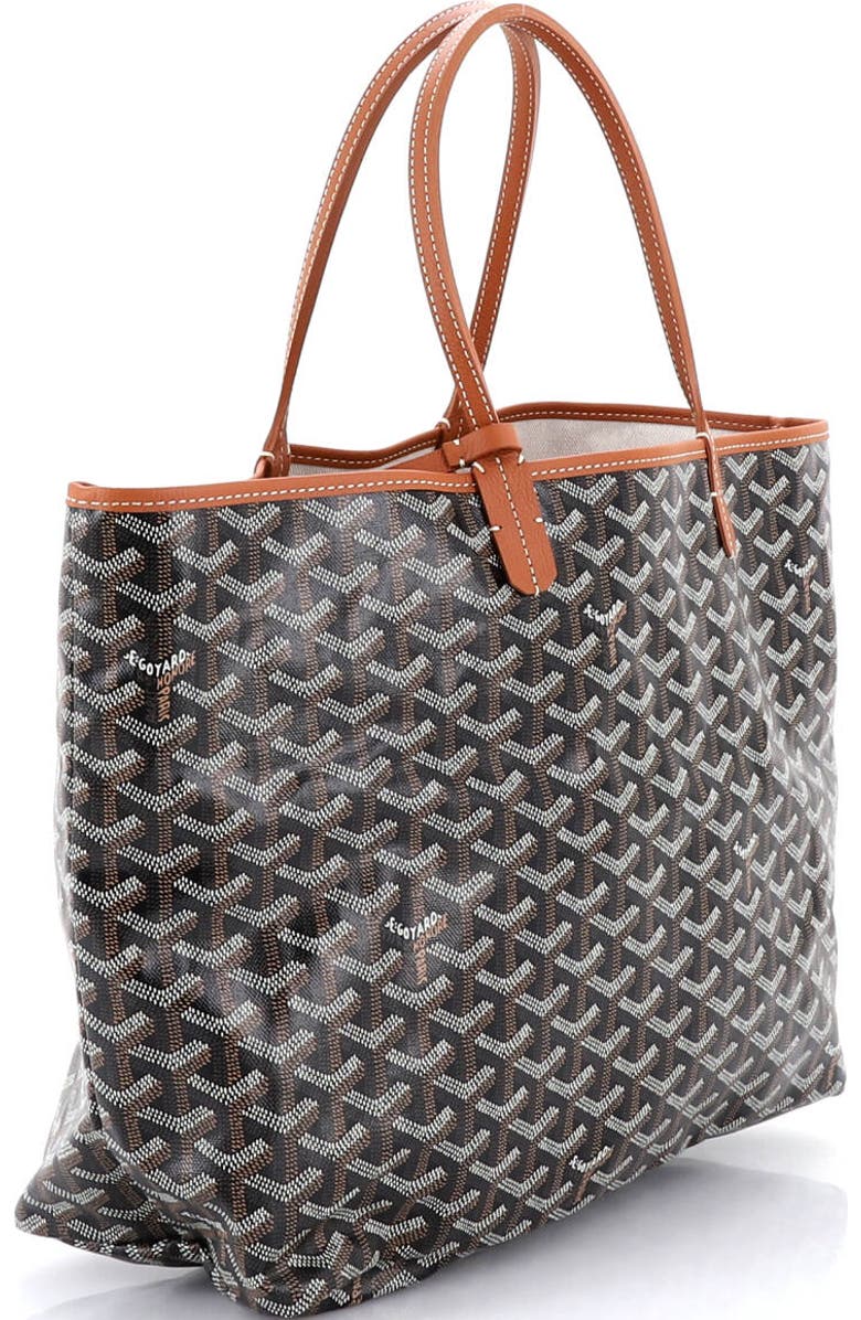 Pre-Owned Goyard Saint Louis Tote Coated Canvas PM, Alternate, color, Brown