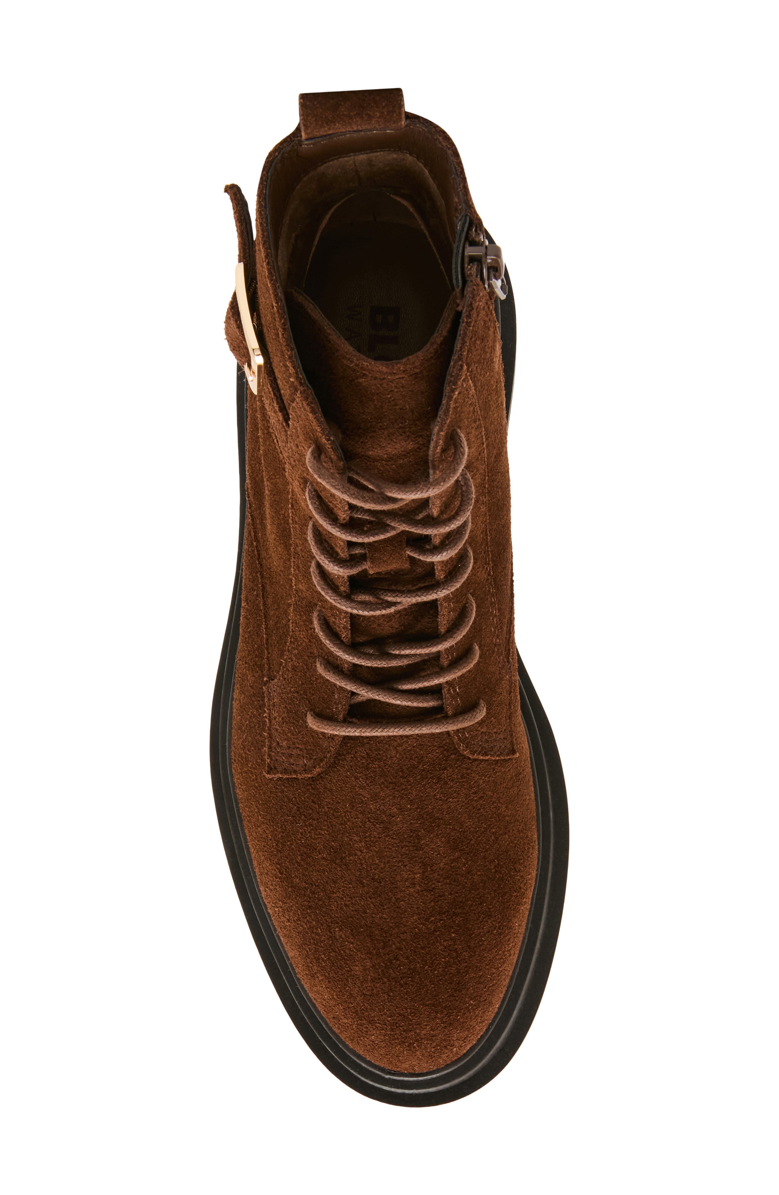 Payge Waterproof Leather Bootie, Alternate, color, CHOCOLATE SUEDE