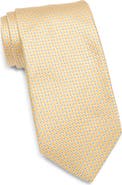 David Donahue Geo Jacquard Silk Tie