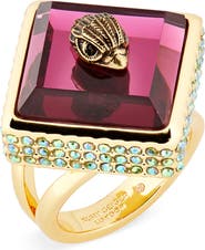 Kurt Geiger London Square Stone Cocktail Ring